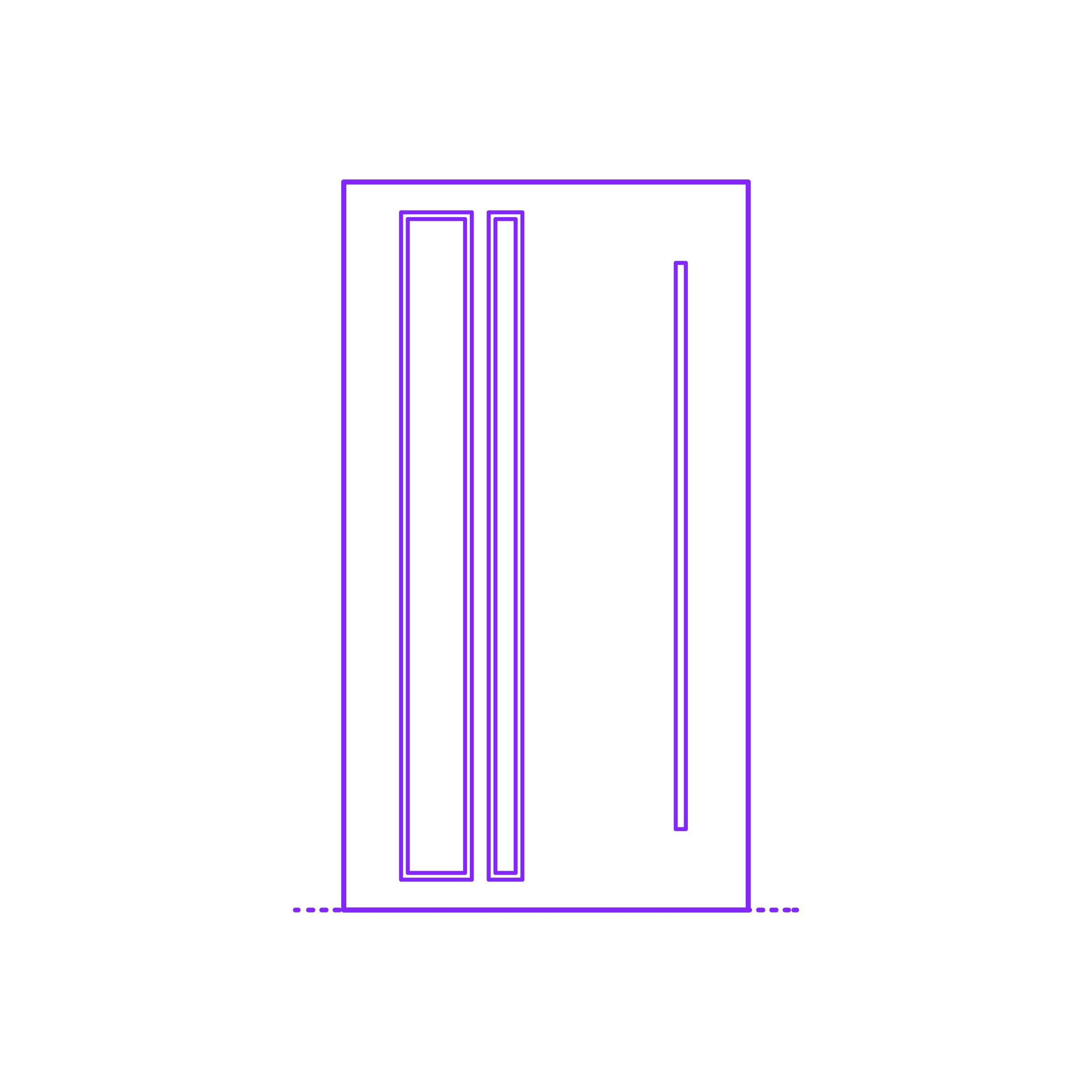Buildings Pivot Doors Glass Vertical Double Sketch Style Svg Vector Free Vectors